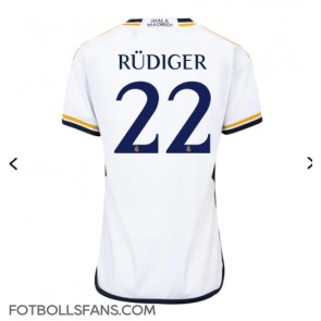 Real Madrid Antonio Rudiger #22 Replika Hemmatröja Damer 2023-24 Kortärmad